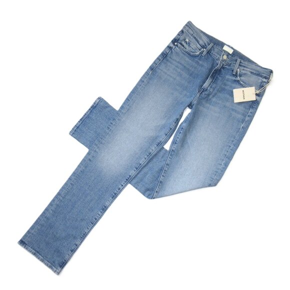 NWT Mother Rascal Skimp in Punk Charming Straight Stretch Stretch Jeans 30 - Picture 4 of 10